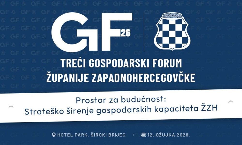 Najava Trećeg gospodarskog foruma Županije Zapadnohercegovačke